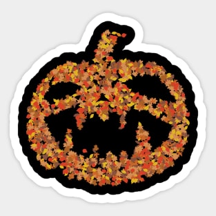 Fall o ween Sticker